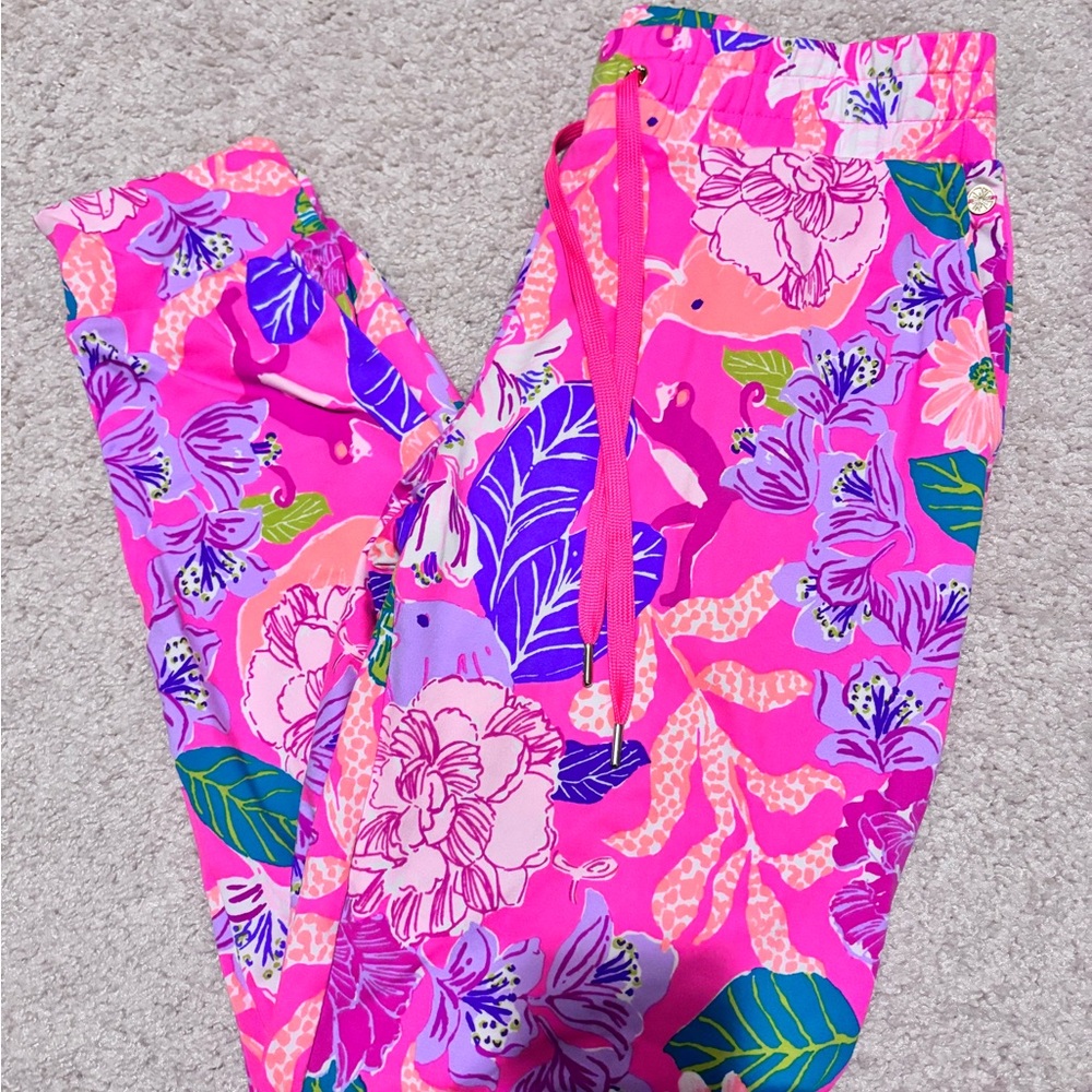 Vibrant Pink Floral Bottoms